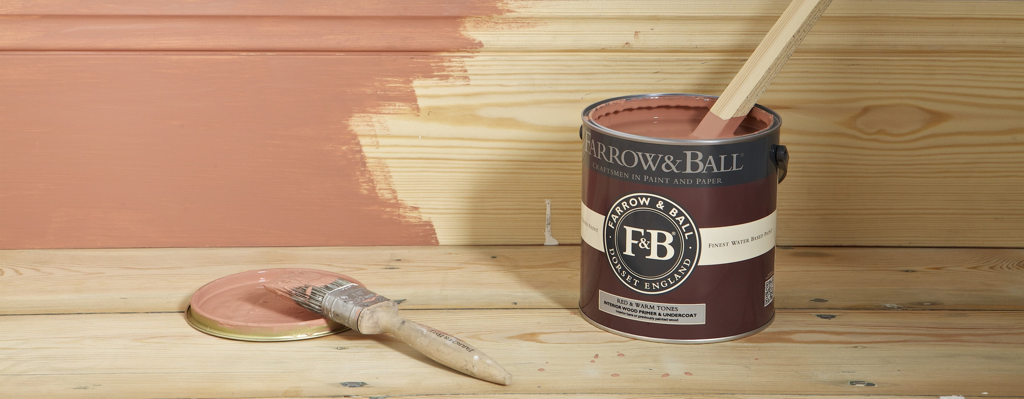 Application avant après Farrow and Ball primer